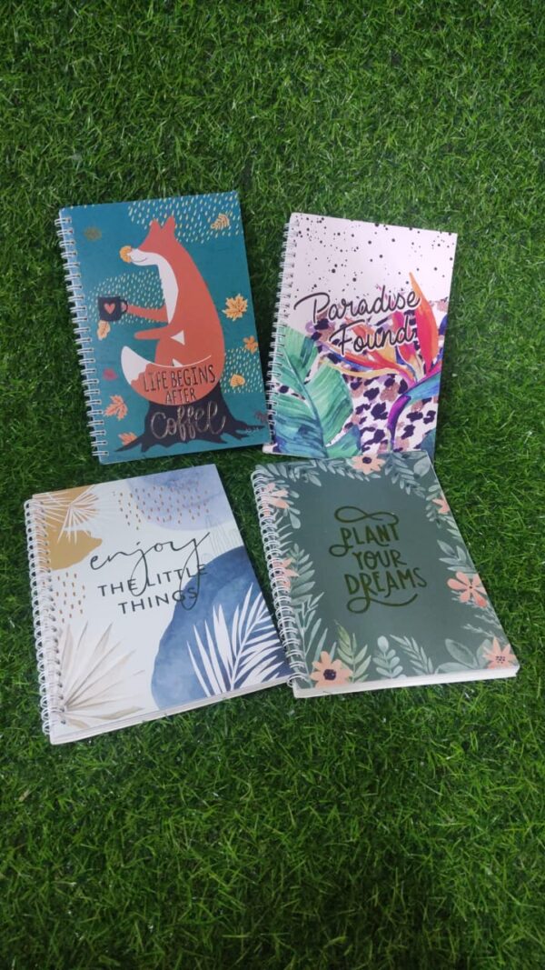 Cuaderno De Resorte Estampado
