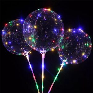 Globo Con Luz Transparente
