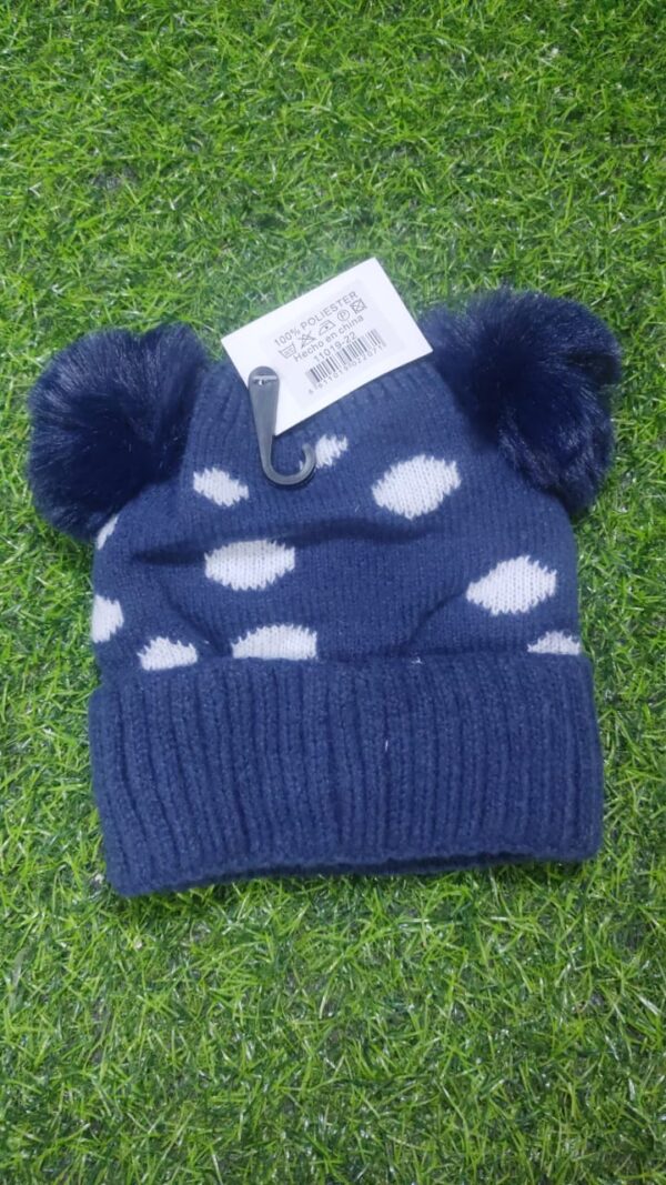 Gorro Lana Infantil Lunares - Imagen 4