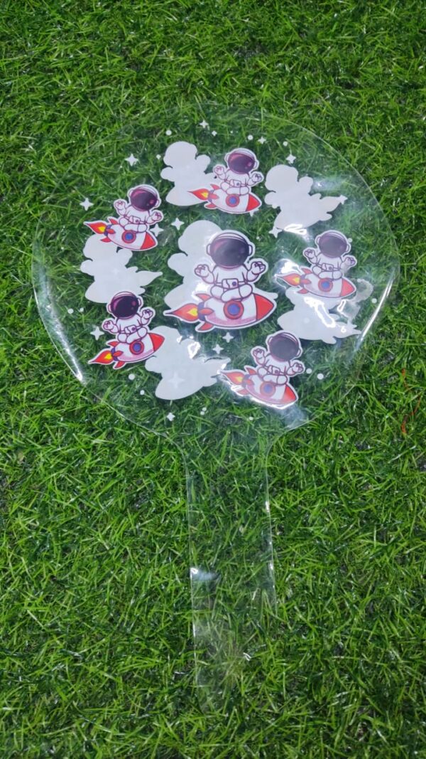 Globo Con Luz Transparente Con Figuras - Imagen 4