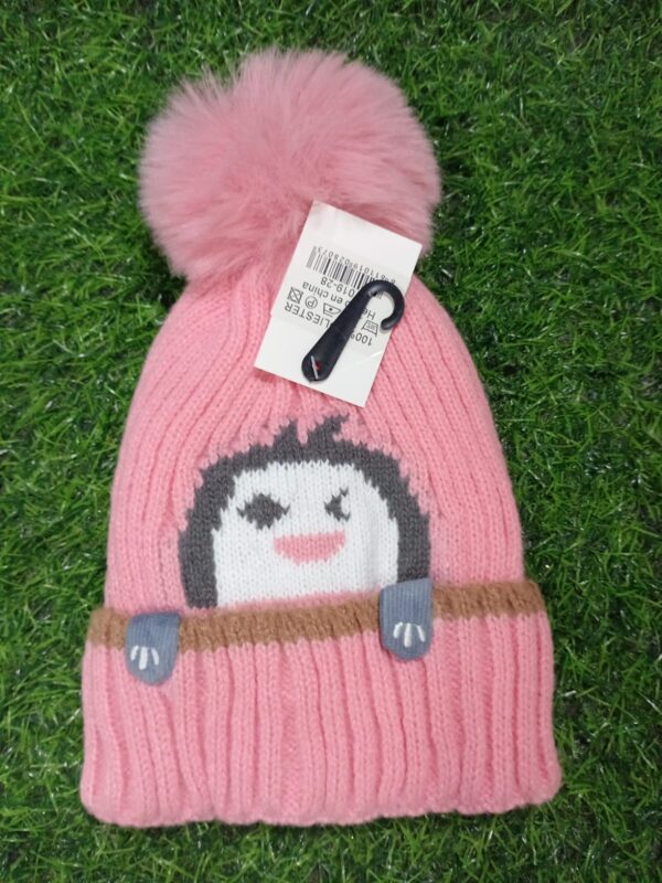 Gorro Lana Infantil Pingüino - Imagen 5