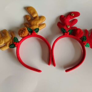 Nav Diadema Cachos Reno Con Cascabeles