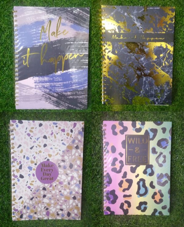 Libreta Estampada De Resortes