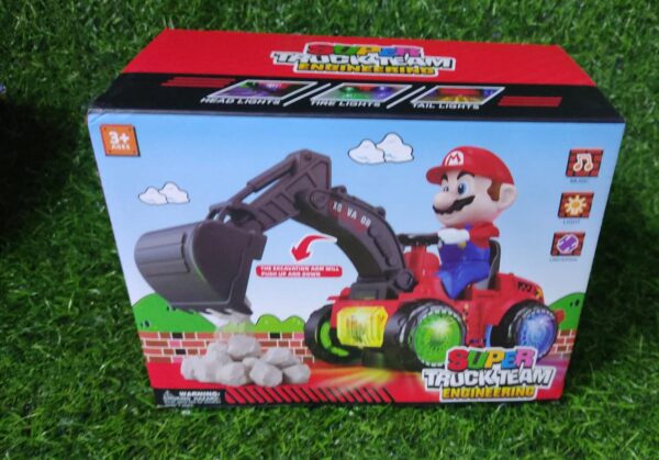 Carro De Construcción Mario Con Luz