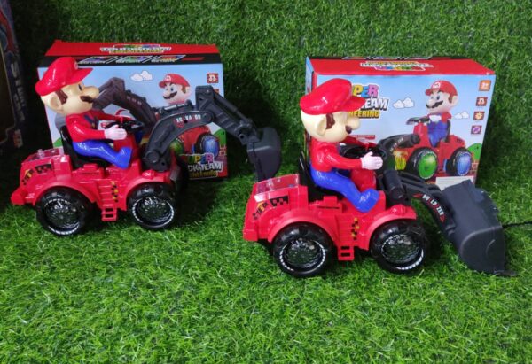 Carro Construcción Mario Con Luz