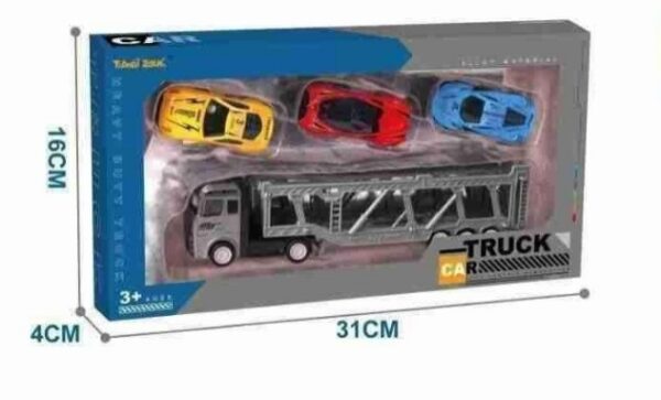 Set Camión Con Carros