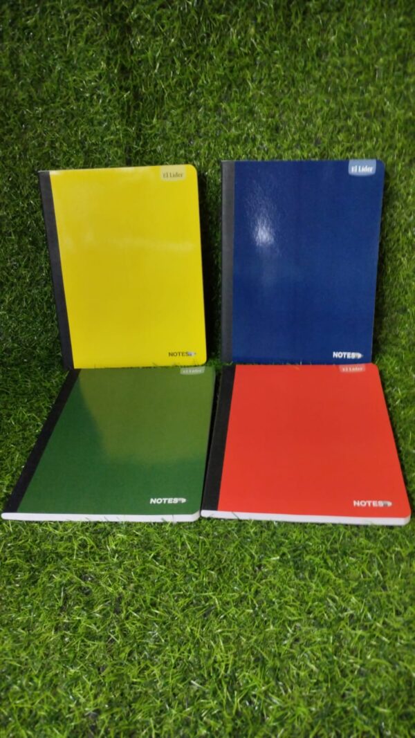 Cuaderno Cosido Unicolor Líder