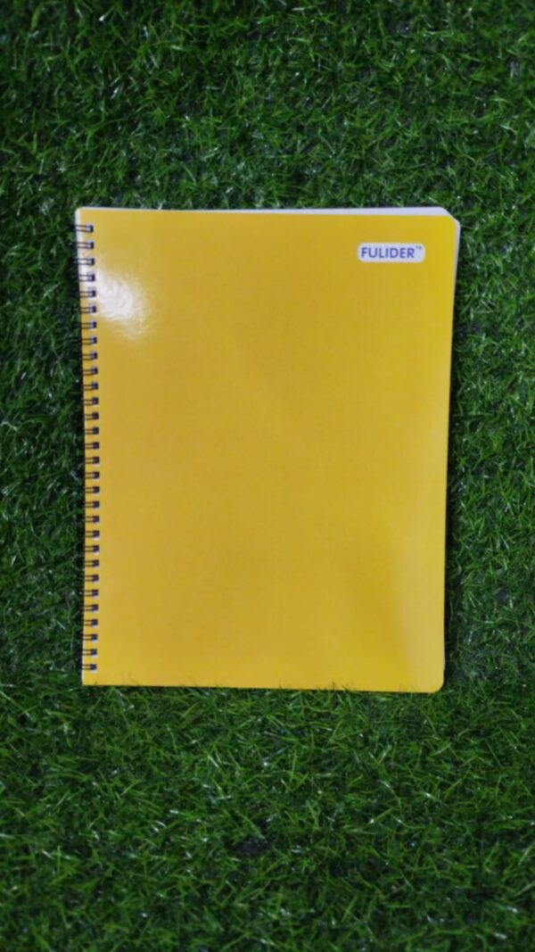 Cuaderno De Resortes Unicolor Fulider - Imagen 2