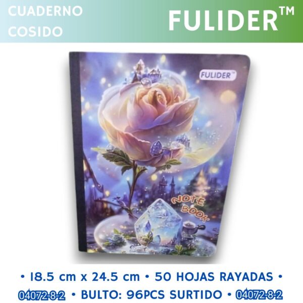 Cuaderno Cosido Estampado Fulider 50H - Imagen 5