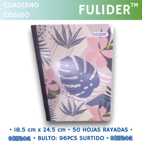 Cuaderno Cosido Estampado Fulider 50H - Imagen 4