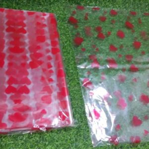 Bolsa Celofan Corazones
