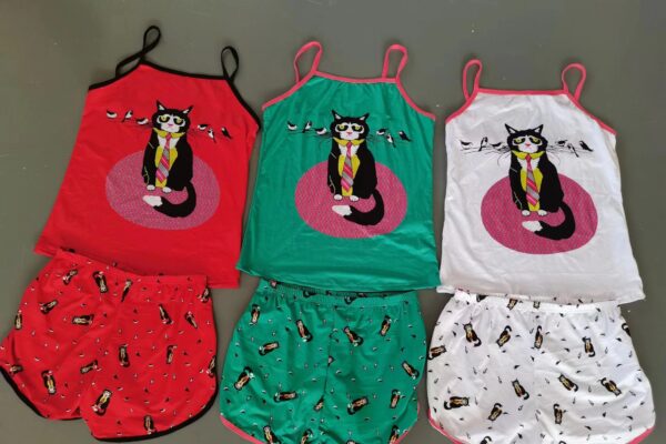 Pijama Gato Pijama Tirantes-Short