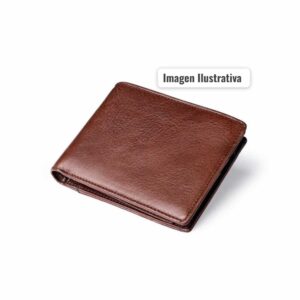 Billetera De Hombre En Caja En Color Cafe