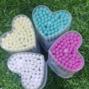 Aplicadores Tarro Forma De Corazón