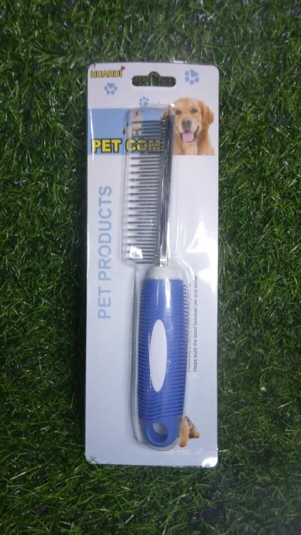 Peine Para Mascota Dientes Largos Y Cortos