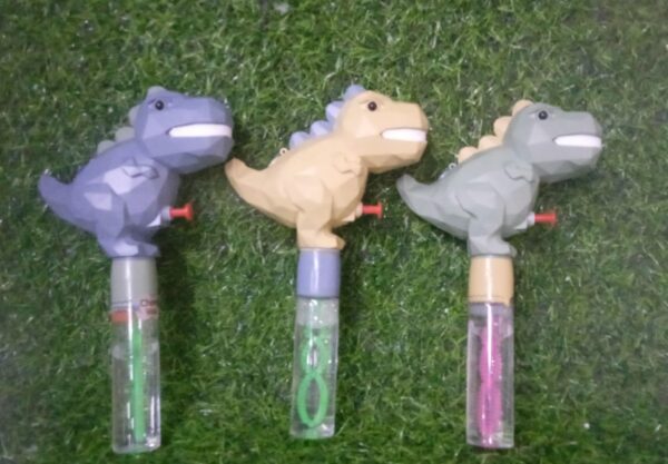 Burbuja Tapa Pistola De Agua Dinosaurio