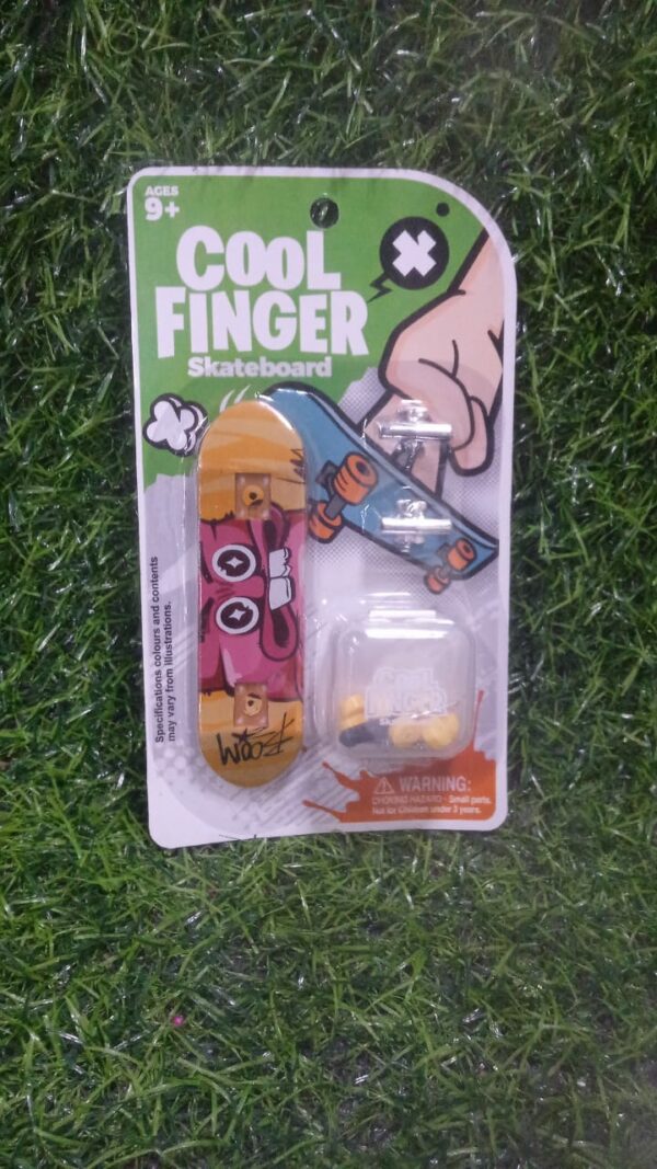 Patineta Mini Para Dedos En Blister - Imagen 2