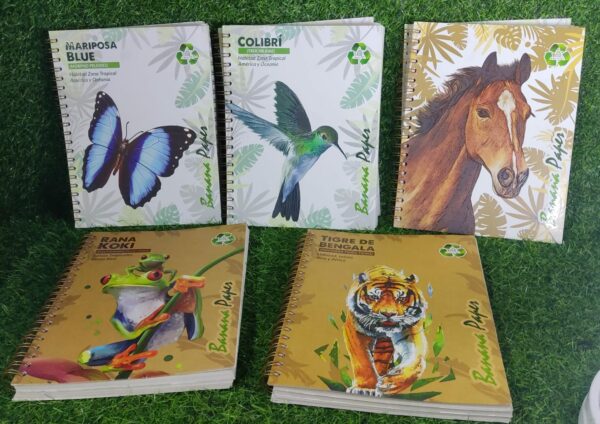 Cuaderno De Resortes Banana Paper