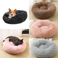 Cama De Peluche Para Perro Redonda
