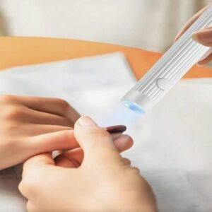 Lampara Mini Para Uñas Recargable Blanco