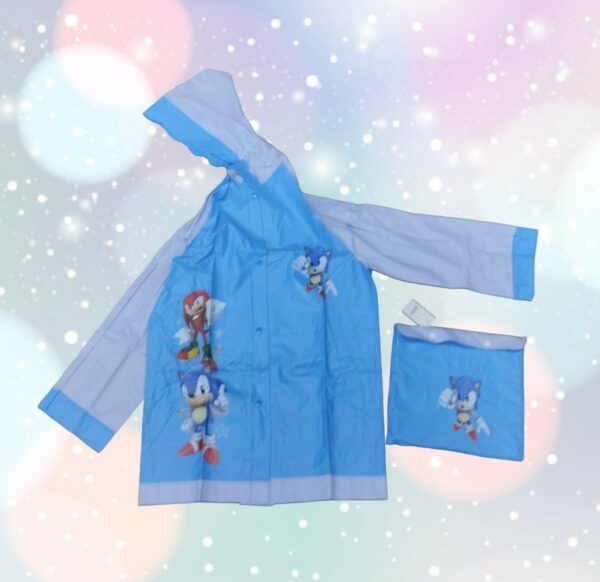 Capa para la Lluvia Infantil Sonic