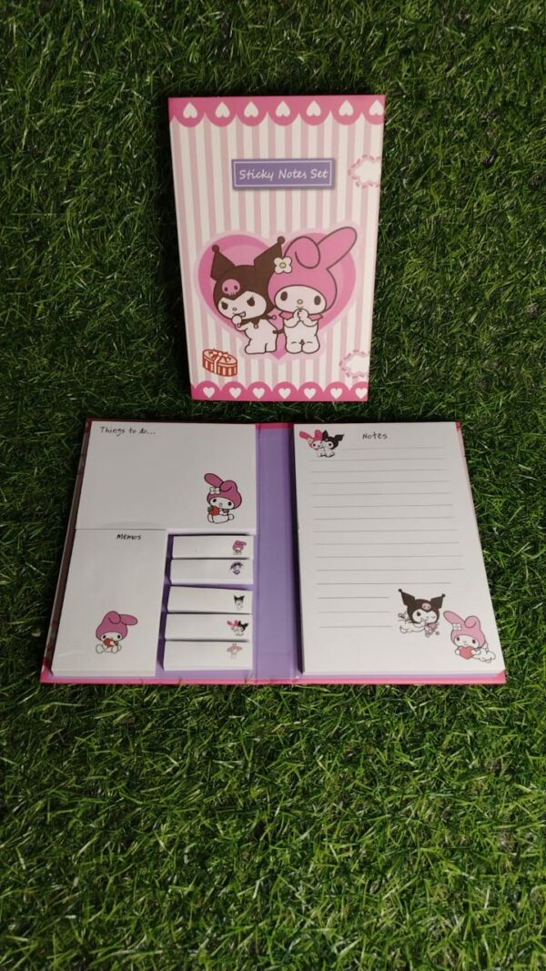 Notas Tipo Cuaderno Kuromi - Imagen 2