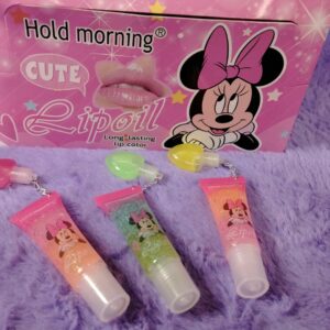 Brillo Labial Minnie Con Llavero