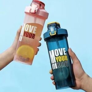 Botella De Agua Con Mezclador MOVE YOUR BODY
