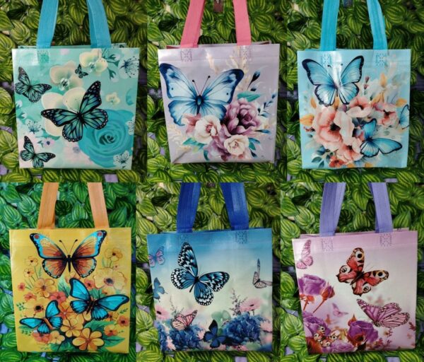 Bolsa de Compra Estampada Mariposas