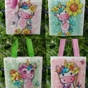 Bolsa de Compra Estampada Infantil Unicornio