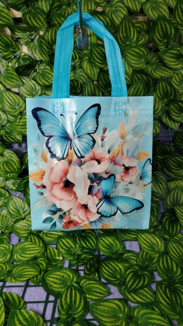 Bolsa de Compra Estampada Mariposas - Imagen 4