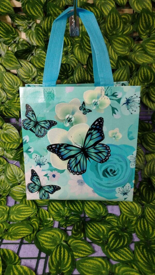 Bolsa de Compra Estampada Mariposas - Imagen 2
