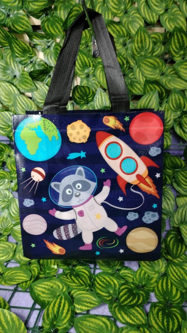 Bolsa de Compra Estampada Infantil Astronauta  - Imagen 5