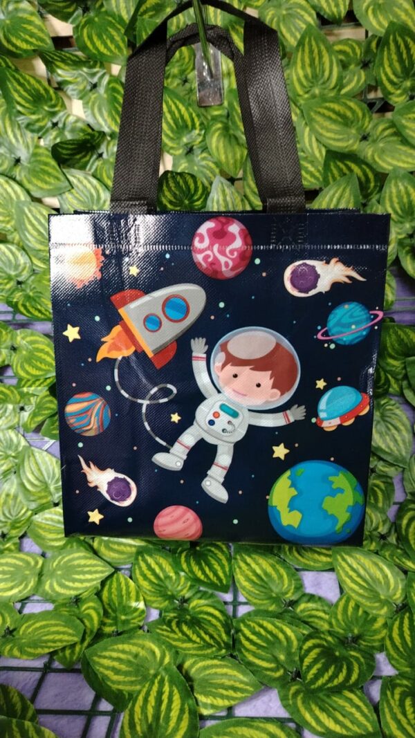 Bolsa de Compra Estampada Infantil Astronauta  - Imagen 4