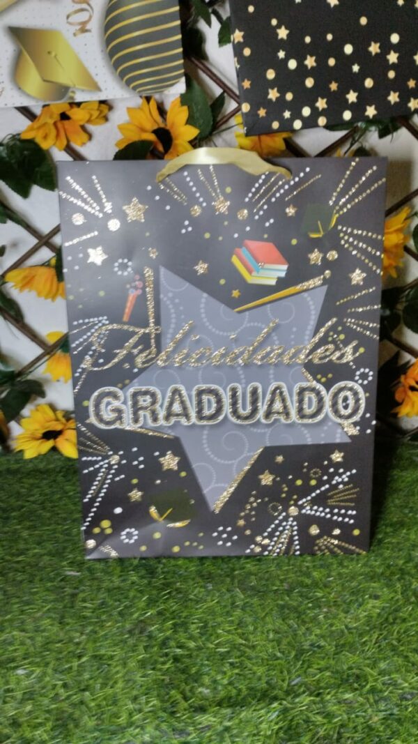 Bolsa de Regalo Con Escarcha Graduación  - Imagen 4