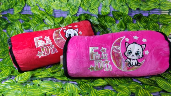Almohada Cilindro Feliz Dia 