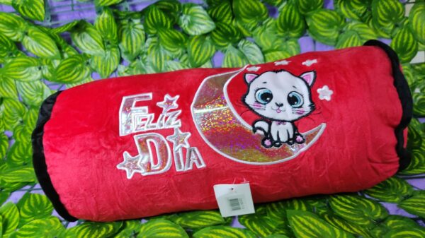 Almohada Cilindro Feliz Dia  - Imagen 2
