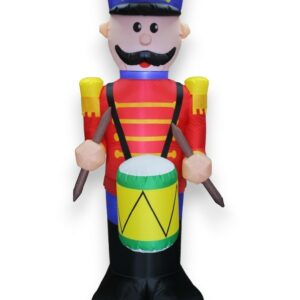 Nav Inflable Muñeco Cascanueces Con Tambor