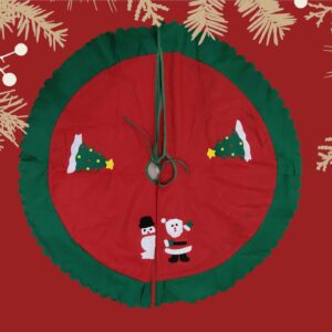 Nav Pie De Arbol Santa Y Muñeco De Nieve