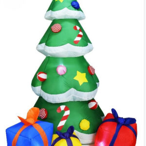 Nav Inflable Árbol Con Regalos