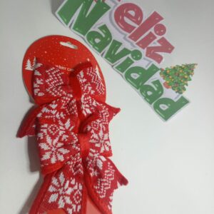 Nav Lazo De Tela Bordado Pequeños