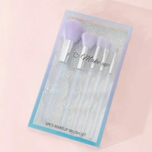 Brochas De Maquillaje Mango Escarchado