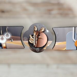 Reloj De Pared Con Decoración