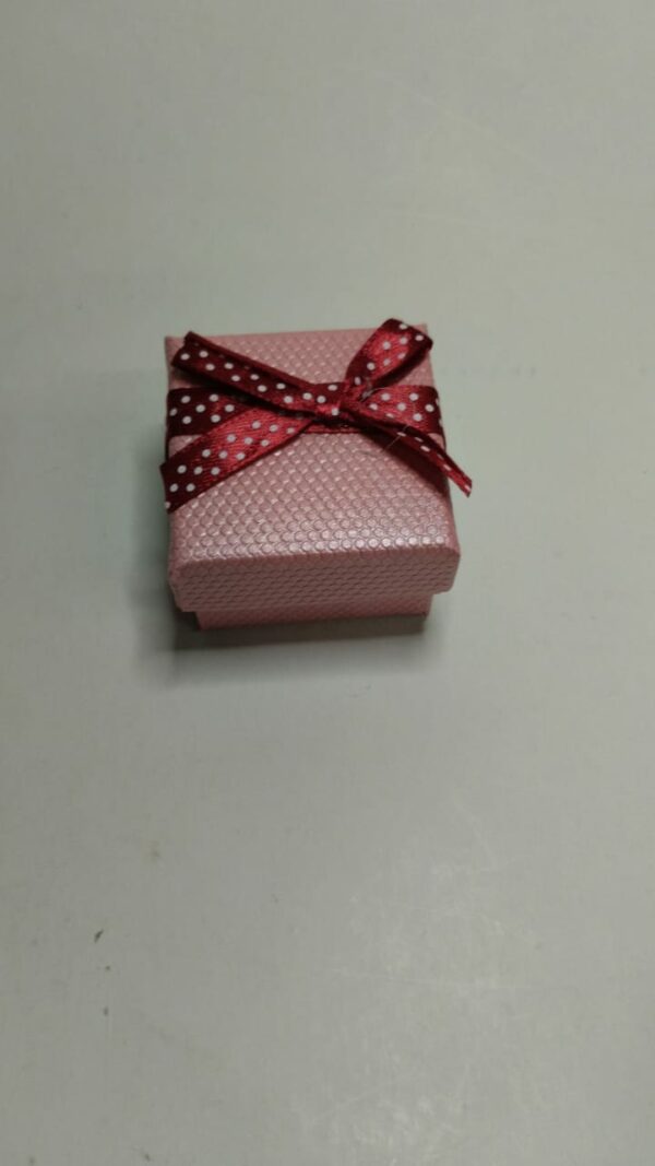 Caja De Regalo Para Joyería Cuadrada Pequeña - Imagen 2