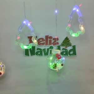 Nav Luces De Cadena Bolas Rellenas Con Figuras