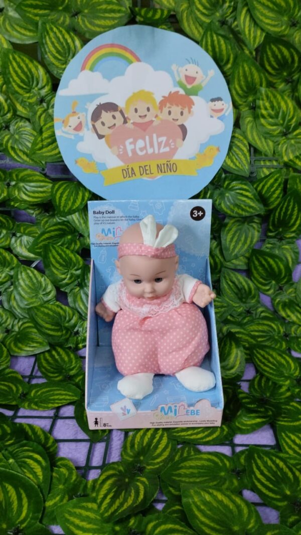 Muñeca Bebe Con Mameluco - Imagen 6