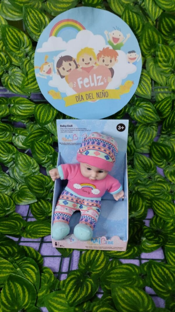 Muñeca Bebe Con Mameluco - Imagen 4