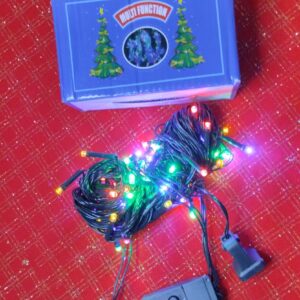 Nav Luces De Cadena Led Doble Conexión Cable Verde