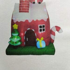 Nav Inflable Casa Con Santa