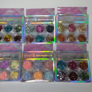 Decoracion De Uñas Escarchas En Blister